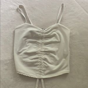 Corset style crop top
